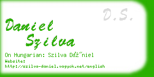 daniel szilva business card